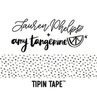 Tip In Tape™ Clear Matte PET Tape - Watercolor SPOTS
