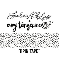Tip In Tape™ Clear Matte PET Tape - Watercolor PLUS SIGNS