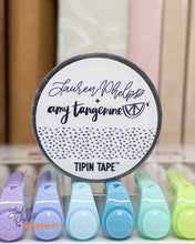Load image into Gallery viewer, Tip In Tape™ Clear Matte PET Tape - Watercolor SPOTS