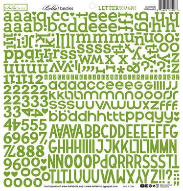 Letter Scramble Guacamole Alphabet Stickers