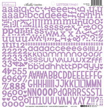 Load image into Gallery viewer, Letter Scramble Plum Alphabet Stickers