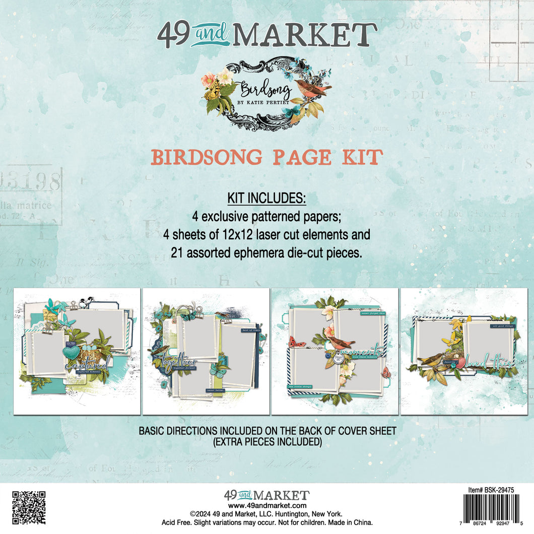 49 and Market | Birdsong - 12x12 Page Kit