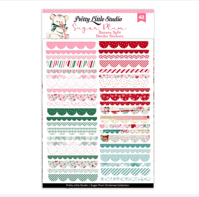 Pretty Little Studio | Sugar Plum - Banana Split Borders Stickers