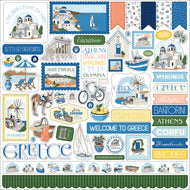 Carta Bella | Greece - 12x12 Element Sticker