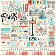 Carta Bella | Paris - 12x12 Element Sticker