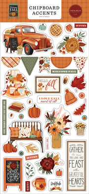 Welcome Fall 6x13 Chipboard