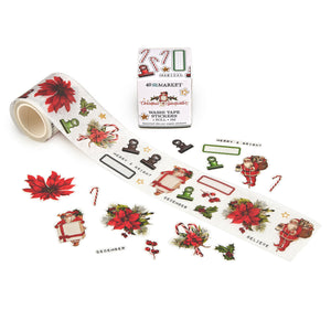 49 & Market Christmas Spectacular Washi Tape Sticker Assortment