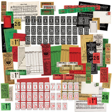 Load image into Gallery viewer, 49 &amp; Market Christmas Spectacular Die Cut Ticketed Ephemera