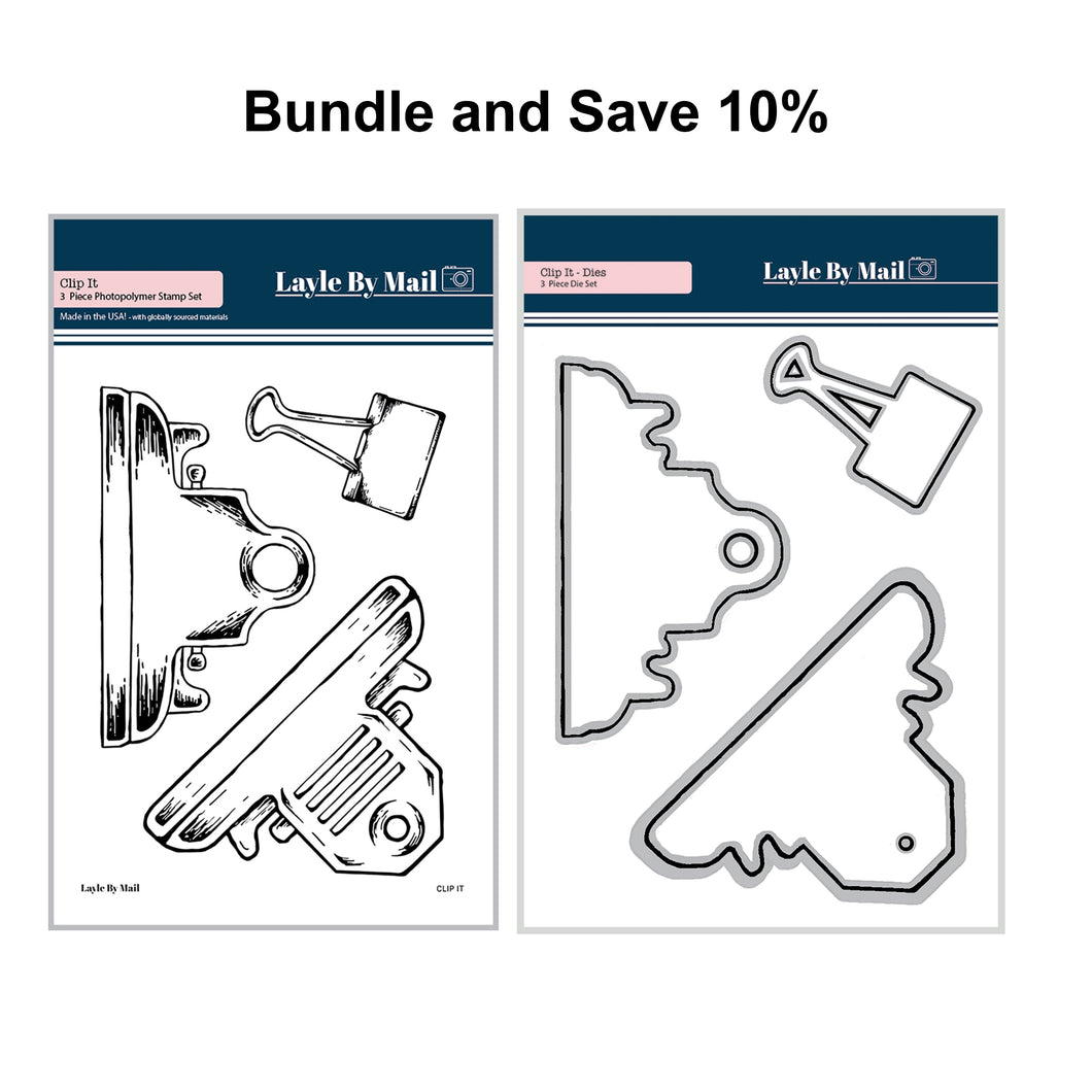 Layle By Mail | Clip It Stamp and Metal Die Bundle