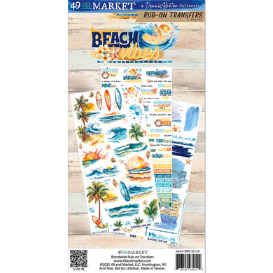 49 and Market | Beach Vibes - Rub-ons