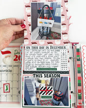 Load image into Gallery viewer, Elle&#39;s Studio | On This Day In December 4x6 inch Journaling Tags - Black
