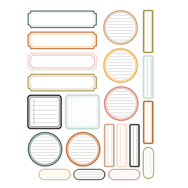 Pretty Little Studio | Well Read Collection - On My Shelf Label Ephemera