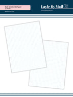 Layle By Mail | 6x8 GRID Paper Pack
