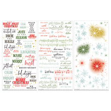 Load image into Gallery viewer, 49 &amp; Market | Evergreen Season - Sentiments Rub-Ons