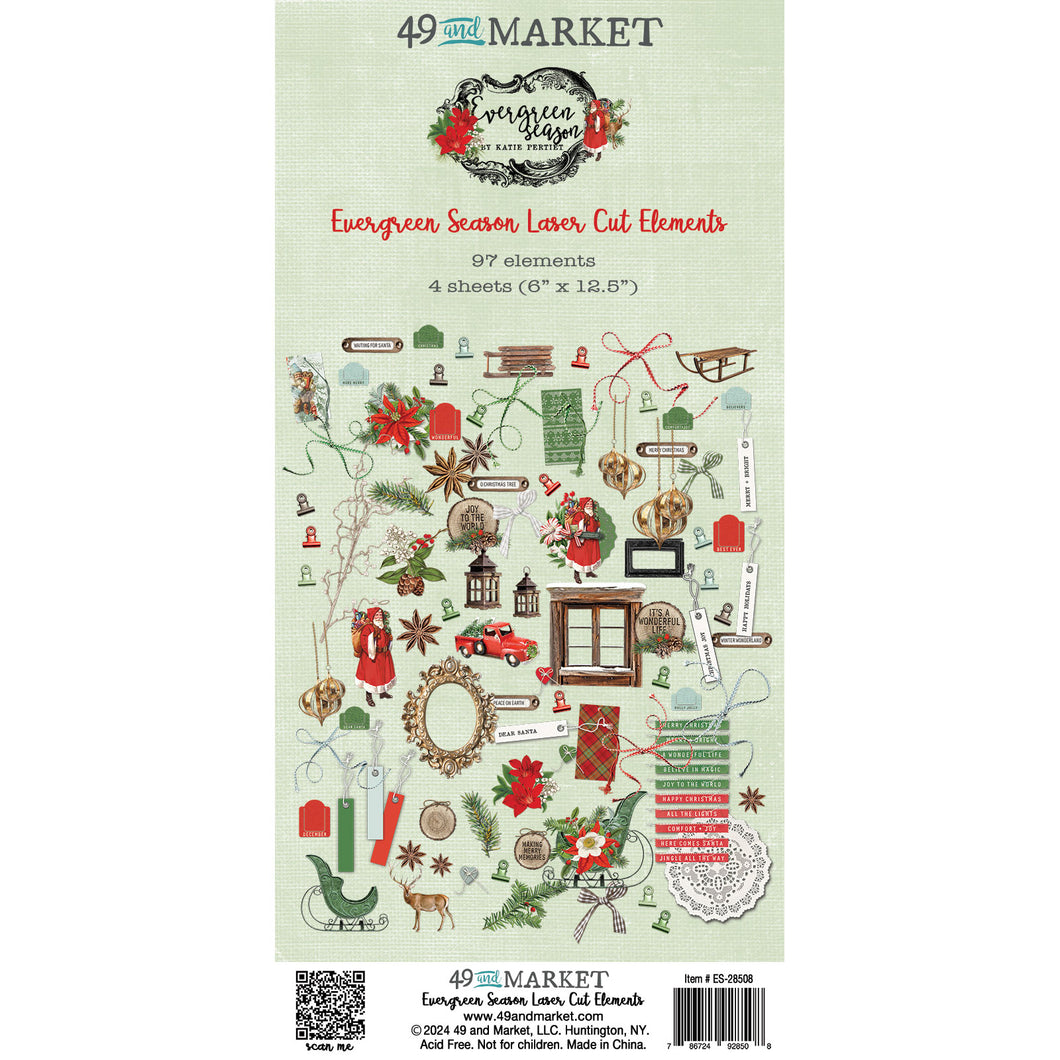 49 & Market | Evergreen Season - Laser Cut Elements