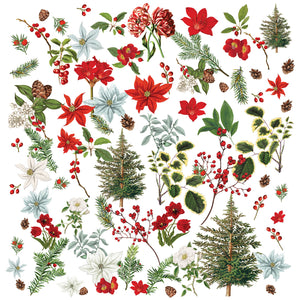 49 & Market | Evergreen Season - Wildflower Laser Cut Elements