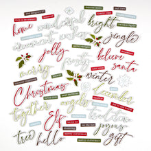 Load image into Gallery viewer, 49 &amp; Market | Evergreen Season - Chipboard Words