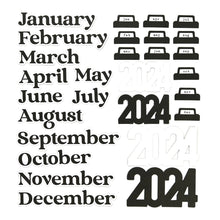 Load image into Gallery viewer, 2024 Month Die Cuts