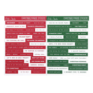 Elle's Studio | Christmas December Phrase Cardstock Stickers