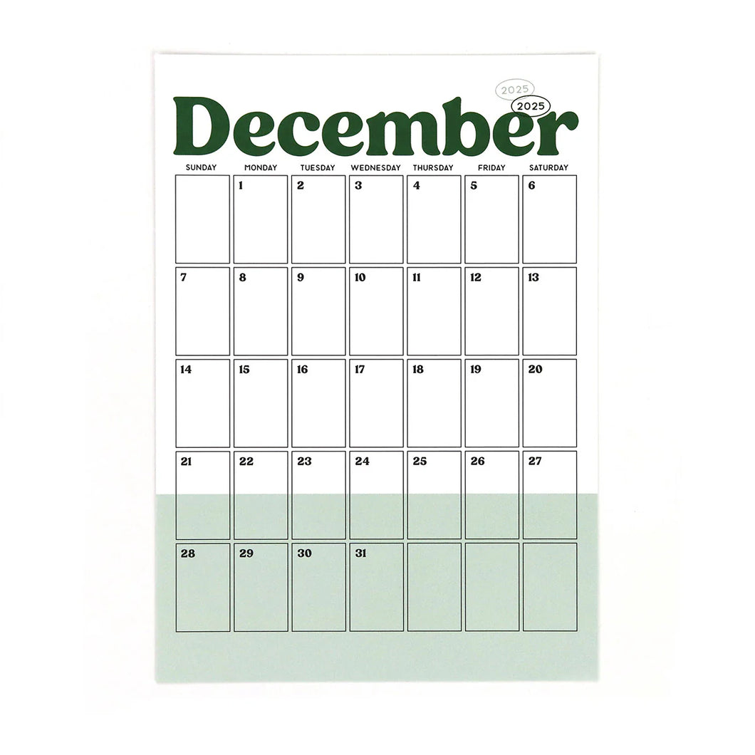 Elle's Studio | Document December 2025 Cardstock Calendar