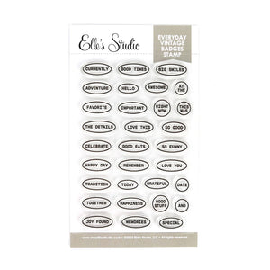 Elle's Studio | Everyday Vintage Badges Stamp