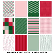 Load image into Gallery viewer, Elle's Studio | Ho! Ho! Ho! 6 x 8.5 inch Paper Stack