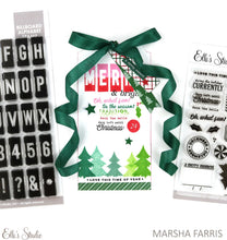 Load image into Gallery viewer, Elle's Studio | December Phrase Cardstock Stickers