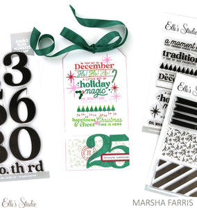 Christmas Labels Cardstock Stickers