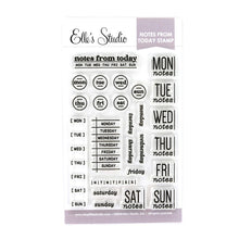 Load image into Gallery viewer, Elle&#39;s Studio | Notes From Today 4x6 Stamp