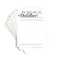 Elle's Studio | On This Day In OCTOBER 3 x 4 Journaling Tags