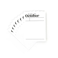 Load image into Gallery viewer, On This Day In October Journaling Tags