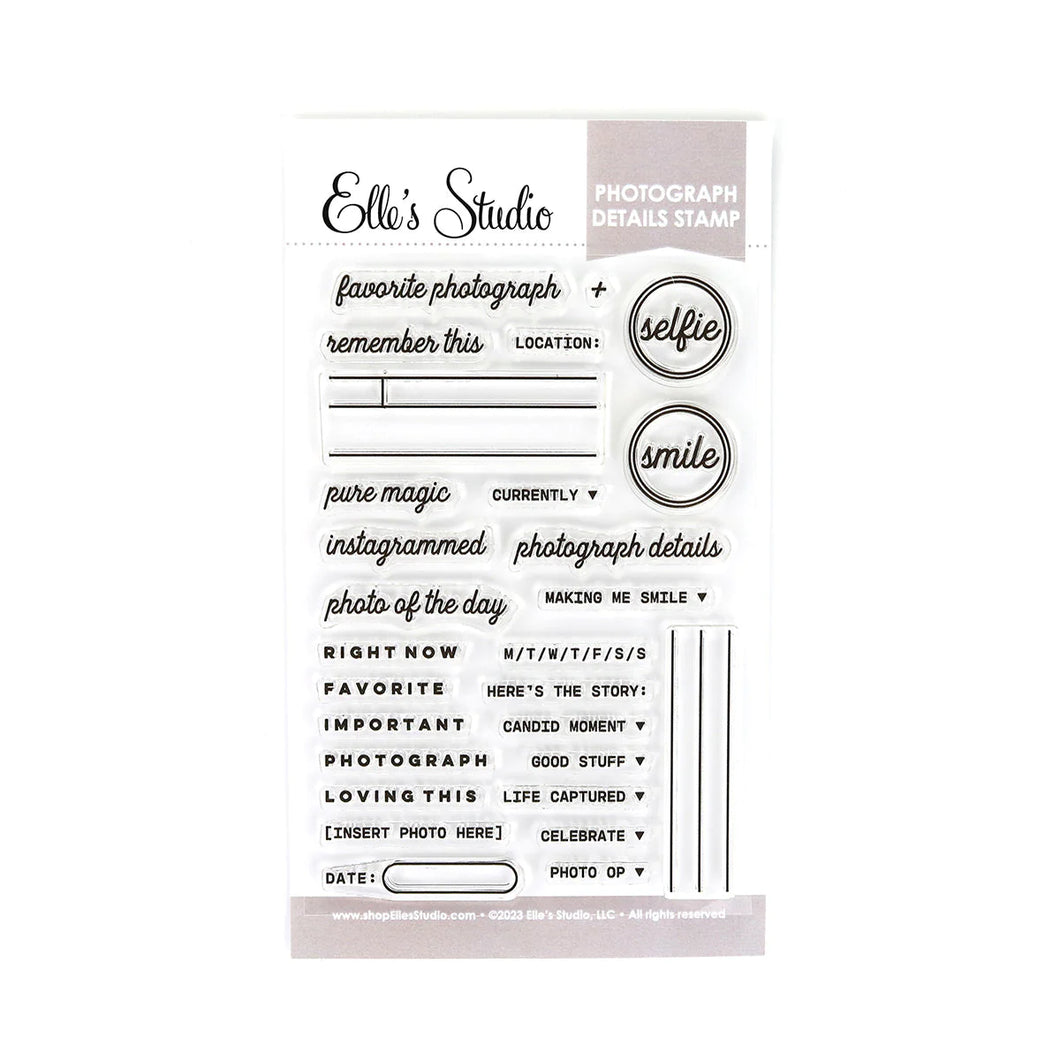 Elle's Studio | Photograph Details 4x6 Stamp