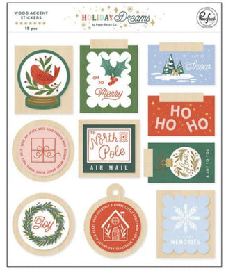 Holiday Dreams | Wood Accent Stickers