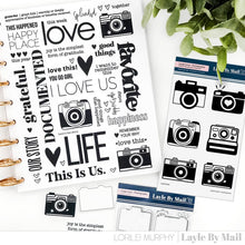 Load image into Gallery viewer, Large Icons - Photography 4x6 Stamp Set