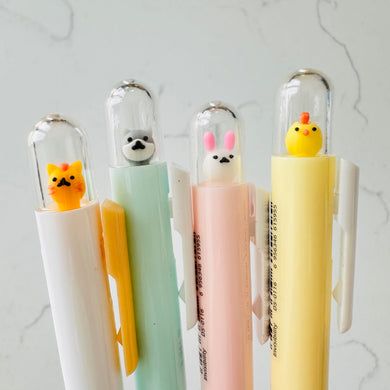 Peekaboo Retractable Gel Pen - Choose from ONE of four styles