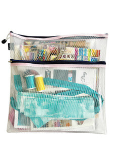 Layle By Mail | 14x14 Double Pocket Craft Storage Pouch - 4 Pack Bundle