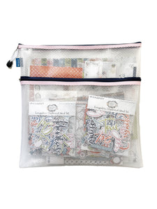 Layle By Mail | 14x14 Double Pocket Craft Storage Pouch - 4 Pack Bundle