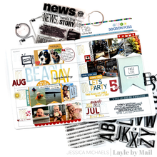 Load image into Gallery viewer, In the News 3 - 5x7 Stamp Set