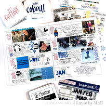 Load image into Gallery viewer, 2026 About Last Month Add-On - 5x7 Stamp Set