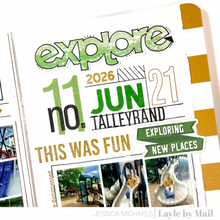 Load image into Gallery viewer, 2026 About Last Month - 6x8 Stamp Set - INCLUDED IN YEAR IN REVIEW KIT!