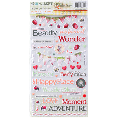 49 & Market | Nature's Haven - Puffy Stickers