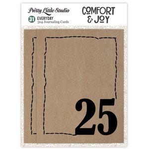 Comfort & Joy | 3x4 Everyday Kraft Journaling Cards