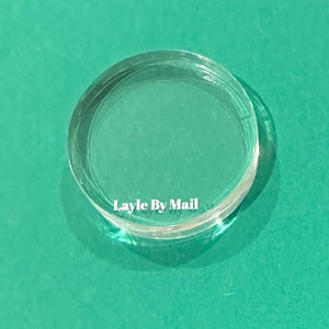 Layle By Mail 1.625" Round Acrylic Stamping Block