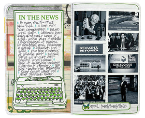 List Builder - In the News 5x7 Stamp Set