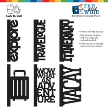Load image into Gallery viewer, Digital Cut Files | Far and Wide - Set of (6) Designs