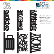 Digital Cut Files | Far and Wide - Set of (6) Designs