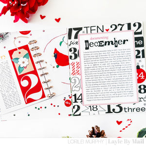 Layle By Mail | Dear December - Die Cut Numbers