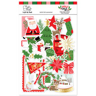 Layle By Mail | Holly Days - Die Cut Icons with Gold Foil Accents