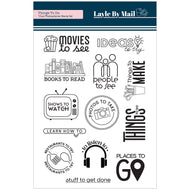 Things To Do - 5x7 Stamp Set
