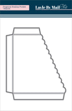 Load image into Gallery viewer, In the Pocket - Diagonal Scallop Metal Die
